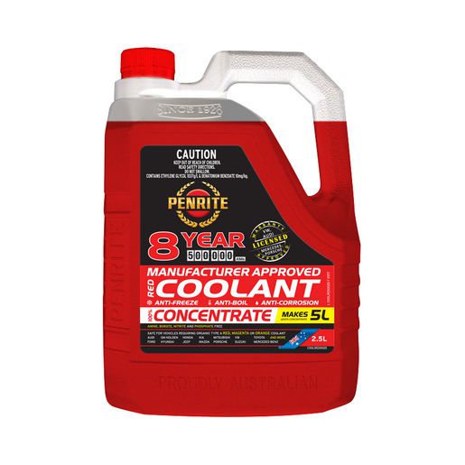 Penrite 8 Year 500,000km Red Coolant Concentrate 2.5L