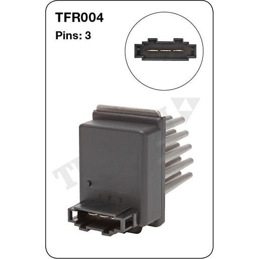 Tridon AC Blower Motor Resistor TFR004