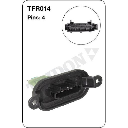 Tridon AC Blower Motor Resistor TFR014