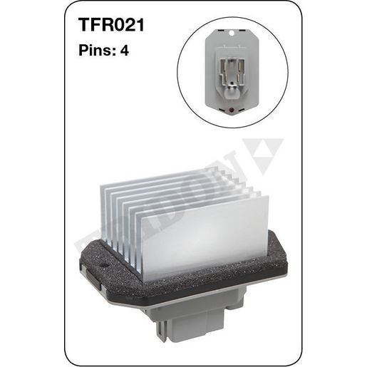 Tridon AC Blower Motor Resistor TFR021