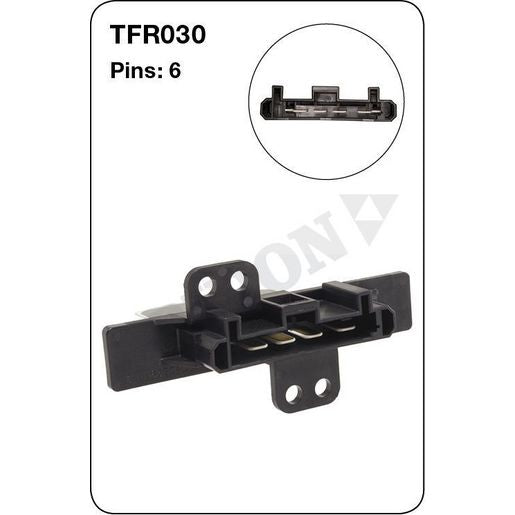 Tridon AC Blower Motor Resistor TFR030