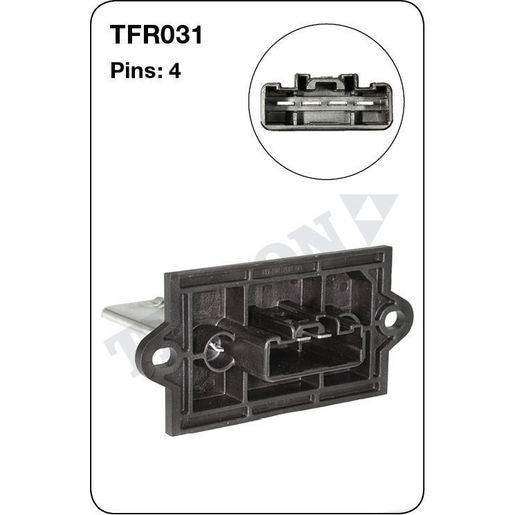 Tridon AC Blower Motor Resistor TFR031