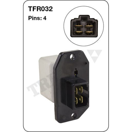 Tridon AC Blower Motor Resistor TFR032
