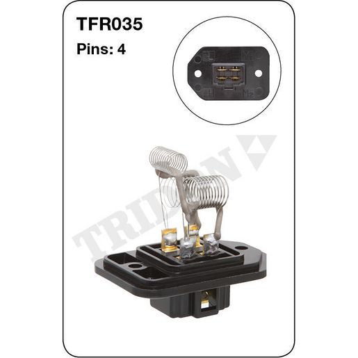 Tridon AC Blower Motor Resistor TFR035