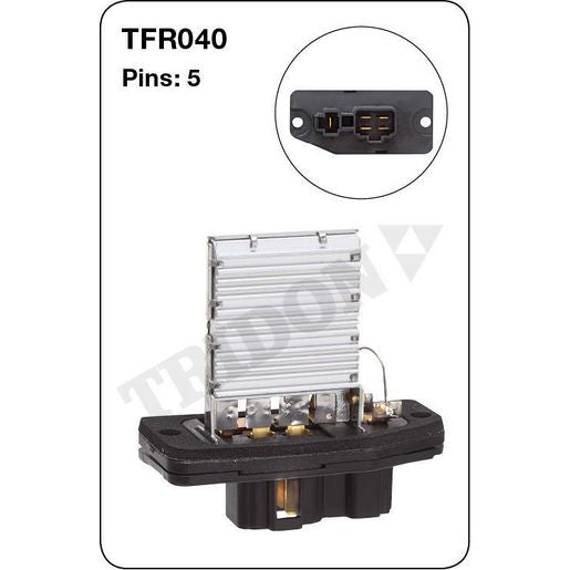 Tridon AC Blower Motor Resistor TFR040
