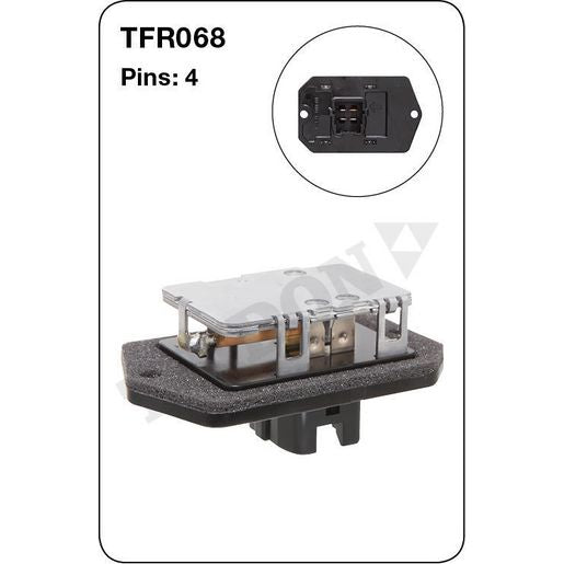 Tridon AC Blower Motor Resistor TFR068