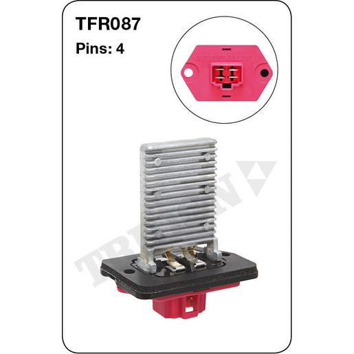 Tridon AC Blower Motor Resistor TFR087