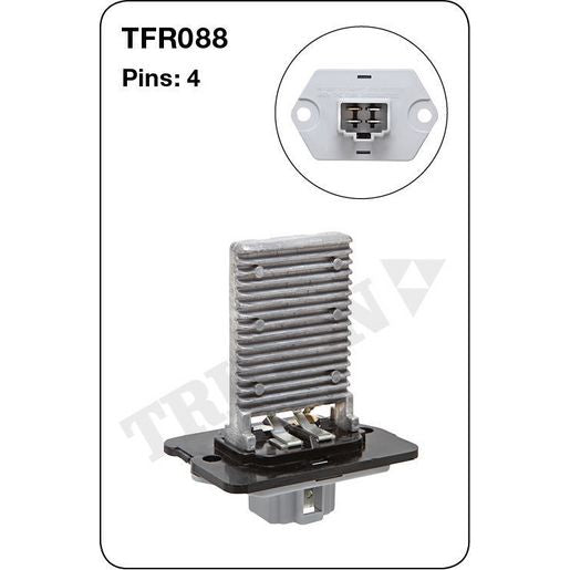 Tridon AC Blower Motor Resistor TFR088