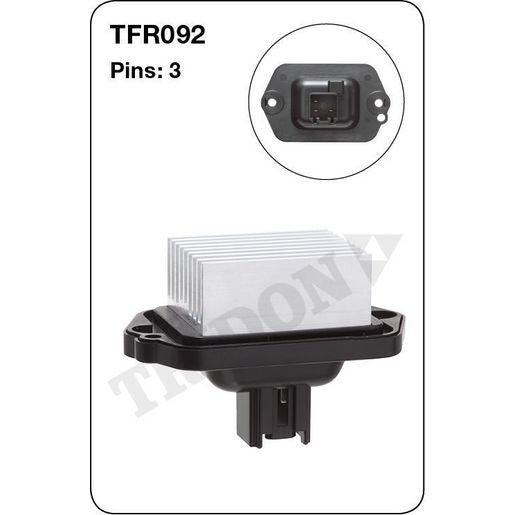 Tridon AC Blower Motor Resistor TFR092