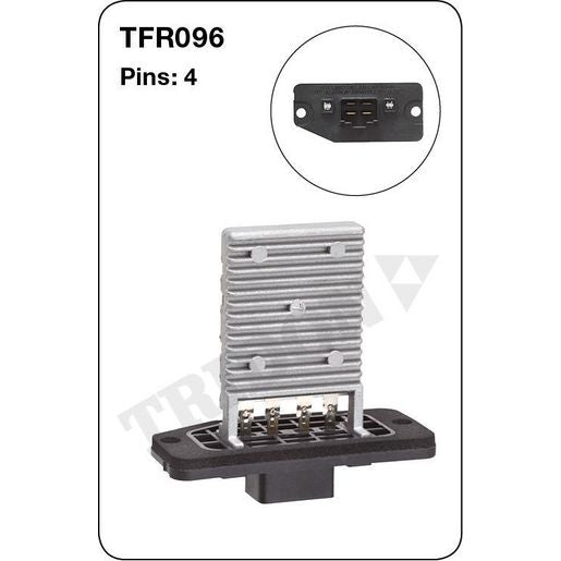 Tridon AC Blower Motor Resistor TFR096