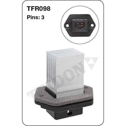 Tridon AC Blower Motor Resistor TFR098