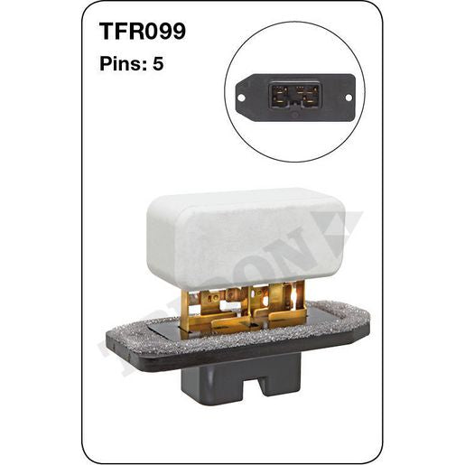Tridon AC Blower Motor Resistor TFR099