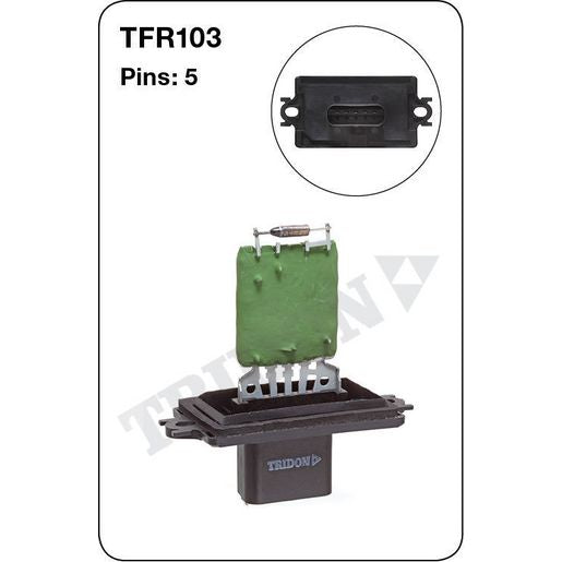 Tridon AC Blower Motor Resistor TFR103