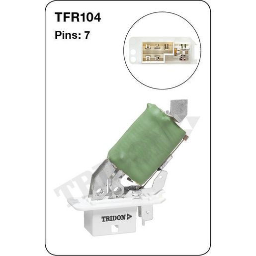 Tridon AC Blower Motor Resistor TFR104
