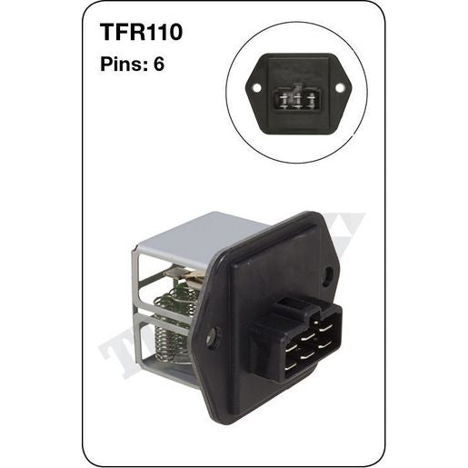 Tridon AC Blower Motor Resistor TFR110
