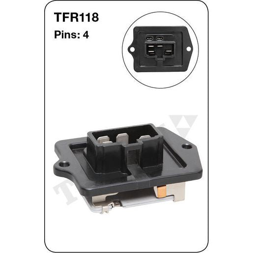 Tridon AC Blower Motor Resistor TFR118