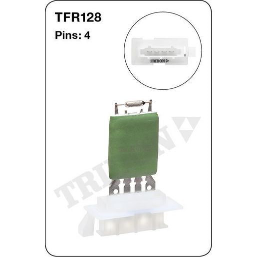 Tridon AC Blower Motor Resistor TFR128