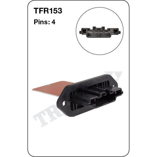 Tridon AC Blower Motor Resistor TFR153