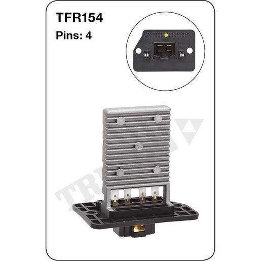 Tridon AC Blower Motor Resistor TFR154