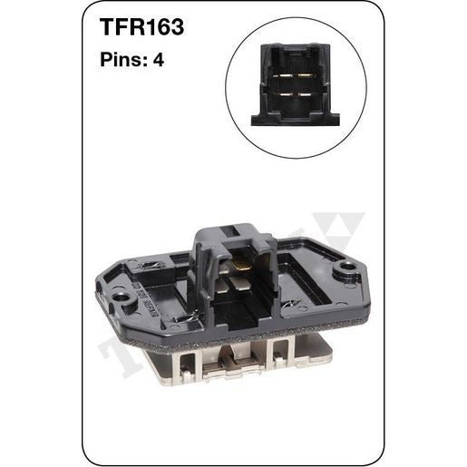 Tridon AC Blower Motor Resistor TFR163