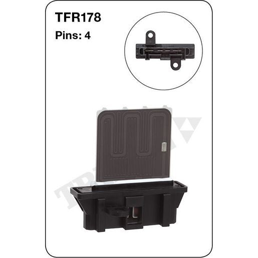 Tridon AC Blower Motor Resistor TFR178