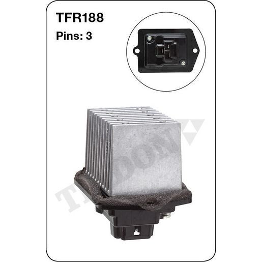Tridon AC Blower Motor Resistor TFR188