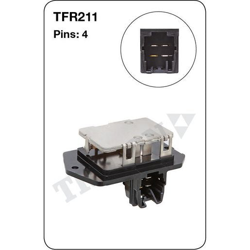 Tridon AC Blower Motor Resistor TFR211