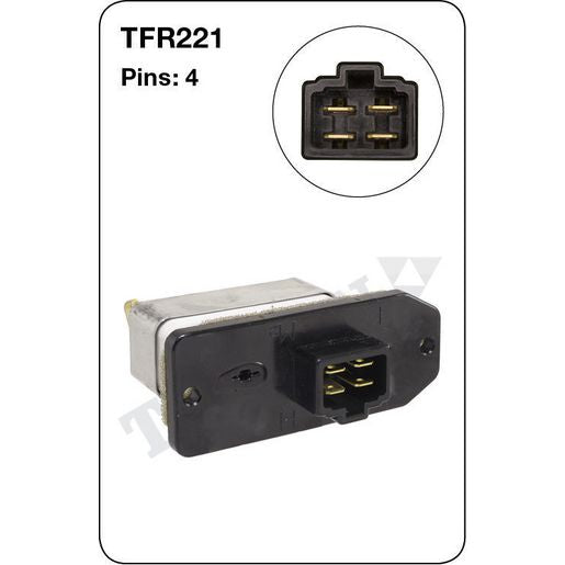 Tridon AC Blower Motor Resistor TFR221