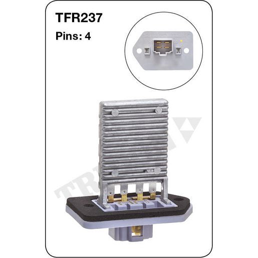 Tridon AC Blower Motor Resistor TFR237
