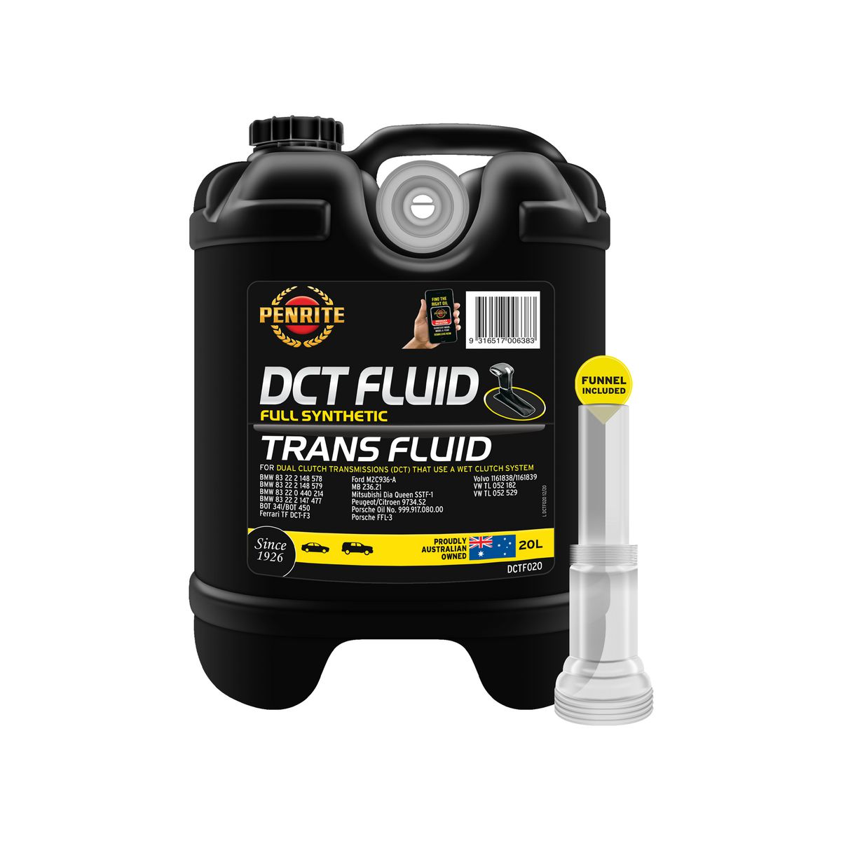 Penrite DCT Fluid Dual Clutch Transmission Fluid 20L