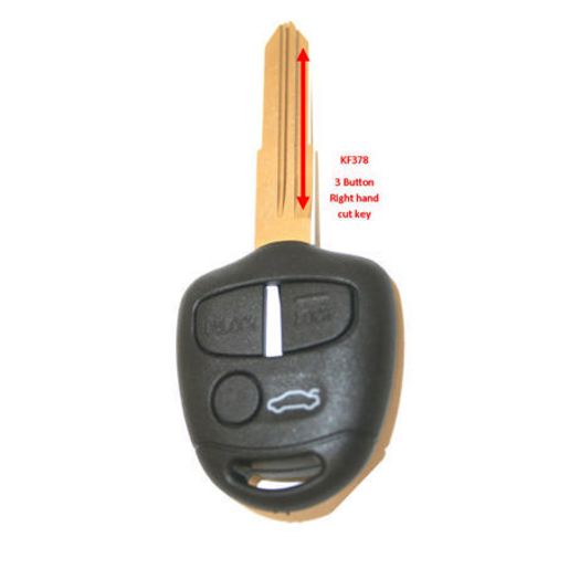 MAP Car Remote Shell & Buttons (3 Button) fits Mitsubishi Lancer/Mirage KF378