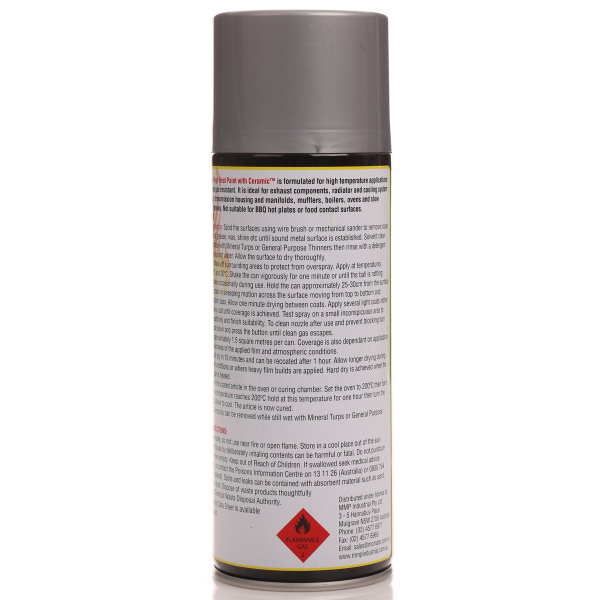 Dupli-Color Aerosol Spray High Heat Flat Silver 340g DH1620