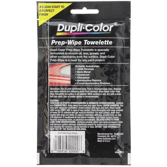 Dupli-Color Preparation Towelette Wipe 14.7ml PW100