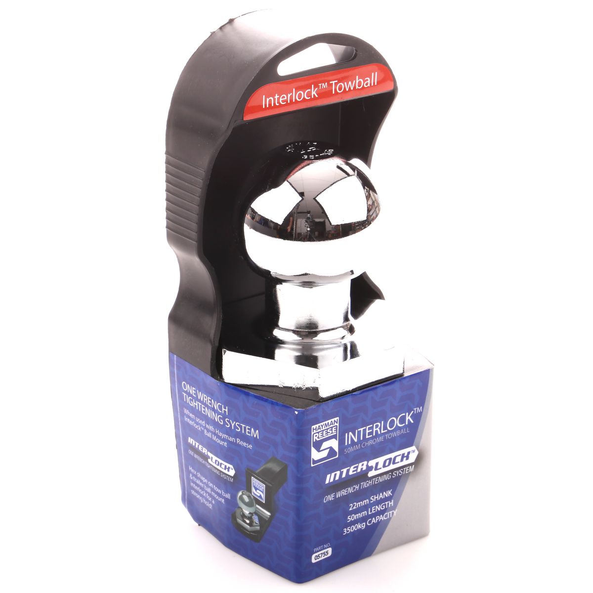 Hayman Reese 05755 - Tow Ball 50mm Interlock Chrome