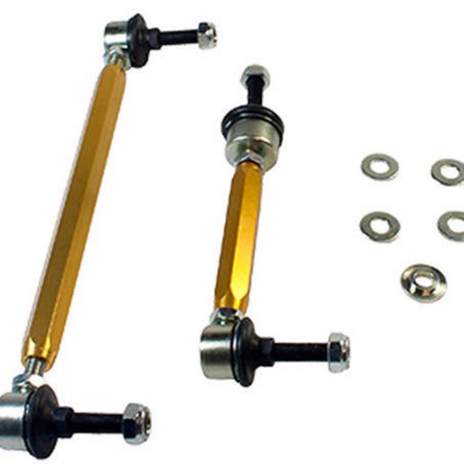 Whiteline KLC160 Sway Bar Link Assembly 50mm Lift Heavy Duty Adj Steel Ball