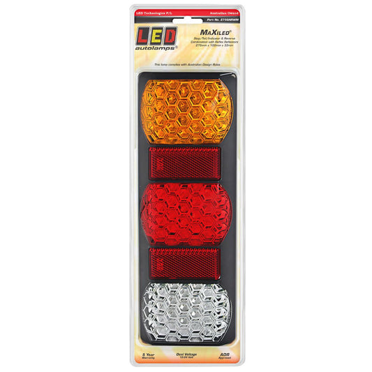 LED Autolamps Stop/Tail/Indicator/Reverse Light LED 12/24V 275GARWM