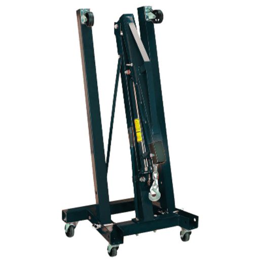Aeroflow AF98-2042 Engine Hoist Crane Foldable Black Heavy Duty 2 Tonne 2000kg