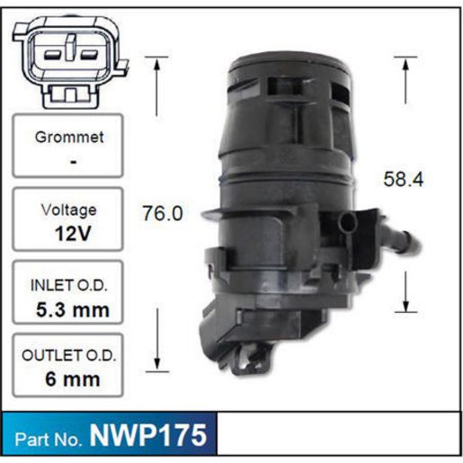 NICE Windscreen Washer Pump NWP175