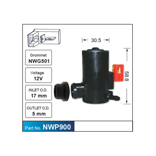 NICE Windscreen Washer Pump NWP900
