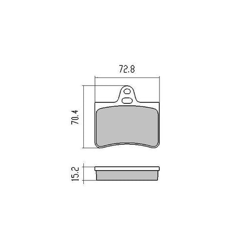 RDA GP Max Brake Pad Set Rear RDB2095