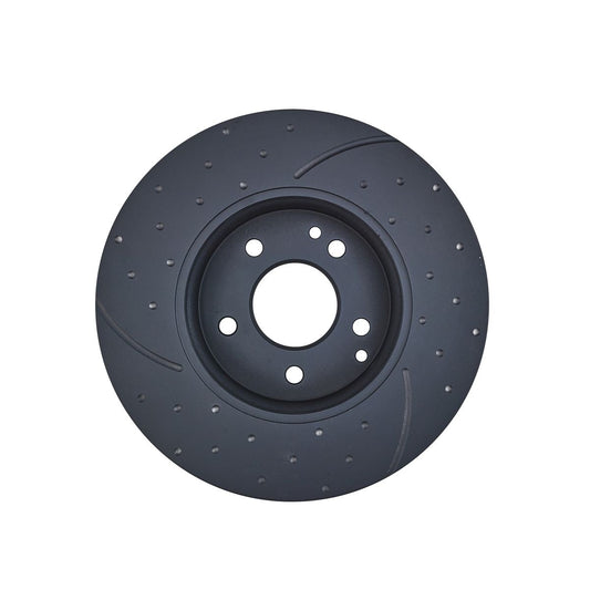 RDA Slotted And Dimpled Brake Rotor Pair 300mm Front RDA288D