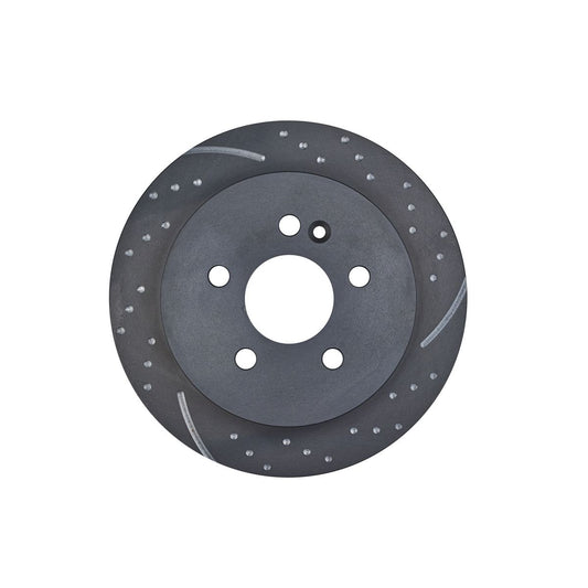 RDA Slotted And Dimpled Brake Rotor Pair 285mm Rear RDA7287D