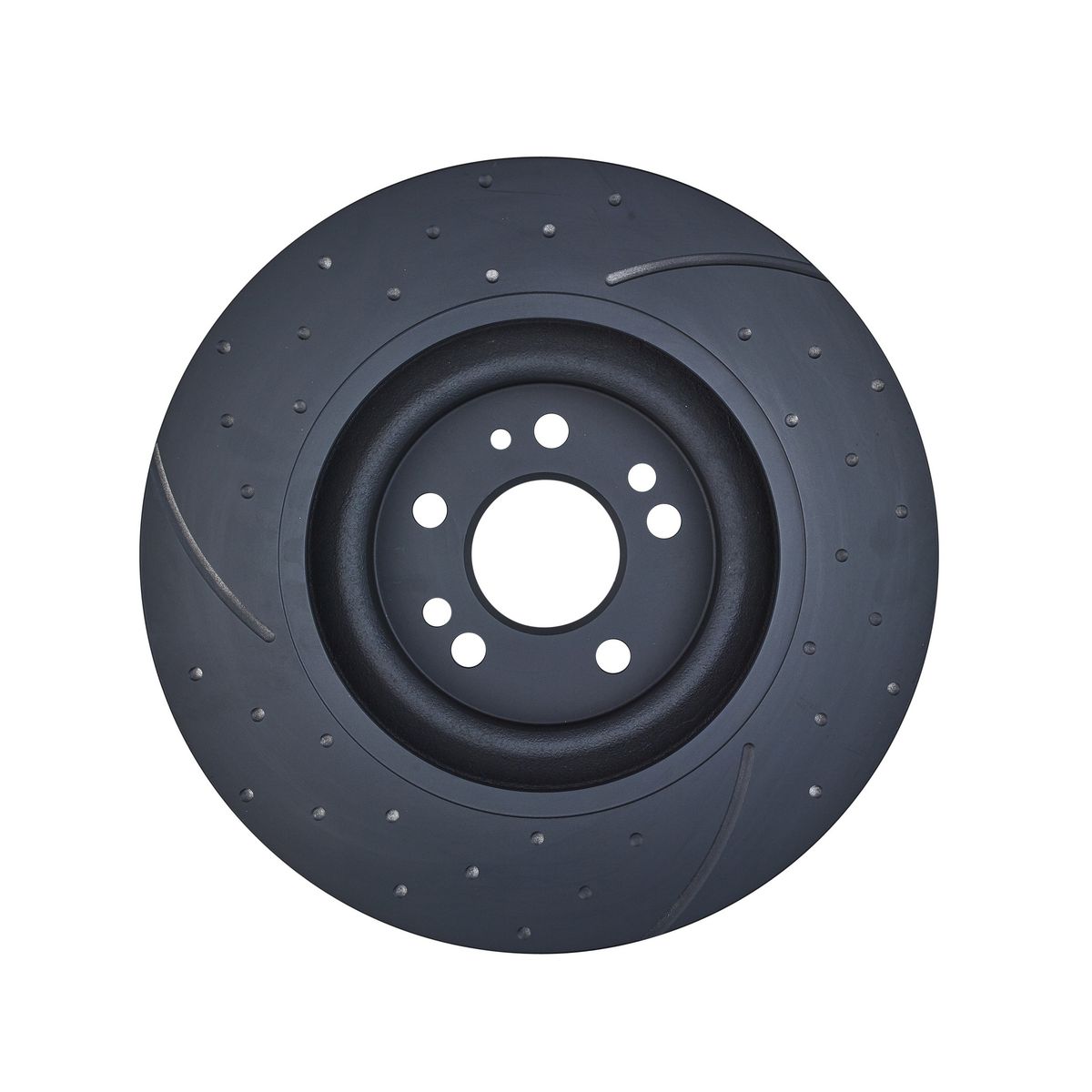RDA Slotted And Dimpled Brake Rotor Pair 355mm Front RDA7288D