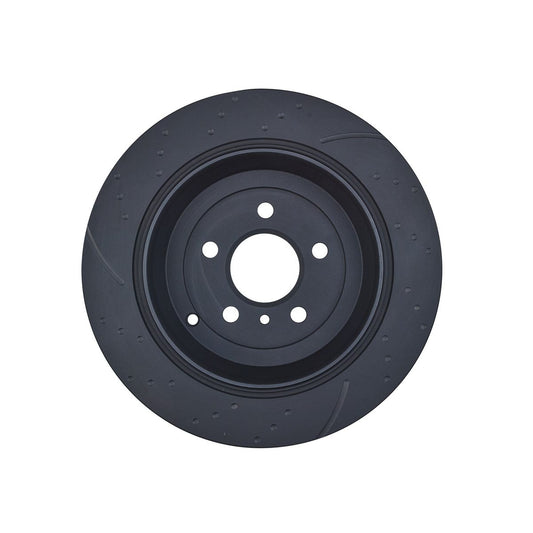 RDA Slotted And Dimpled Brake Rotor Pair 330mm Rear RDA7919D
