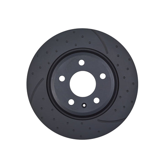 RDA Slotted And Dimpled Brake Rotor Pair 300mm Rear RDA8010D