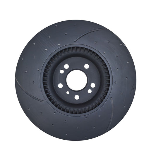 RDA Slotted And Dimpled Brake Rotor Pair 375mm Front RDA8059D