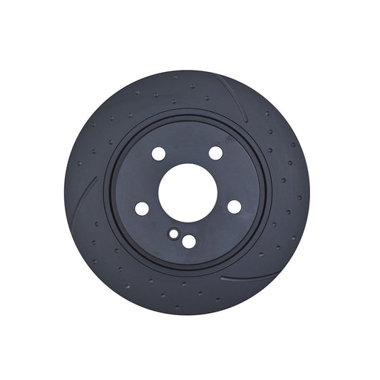 RDA Slotted And Dimpled Brake Rotor Pair 300mm Rear RDA8089D