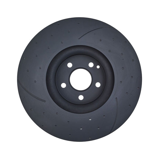 RDA Slotted And Dimpled Brake Rotor Pair 360mm Front RDA8159D