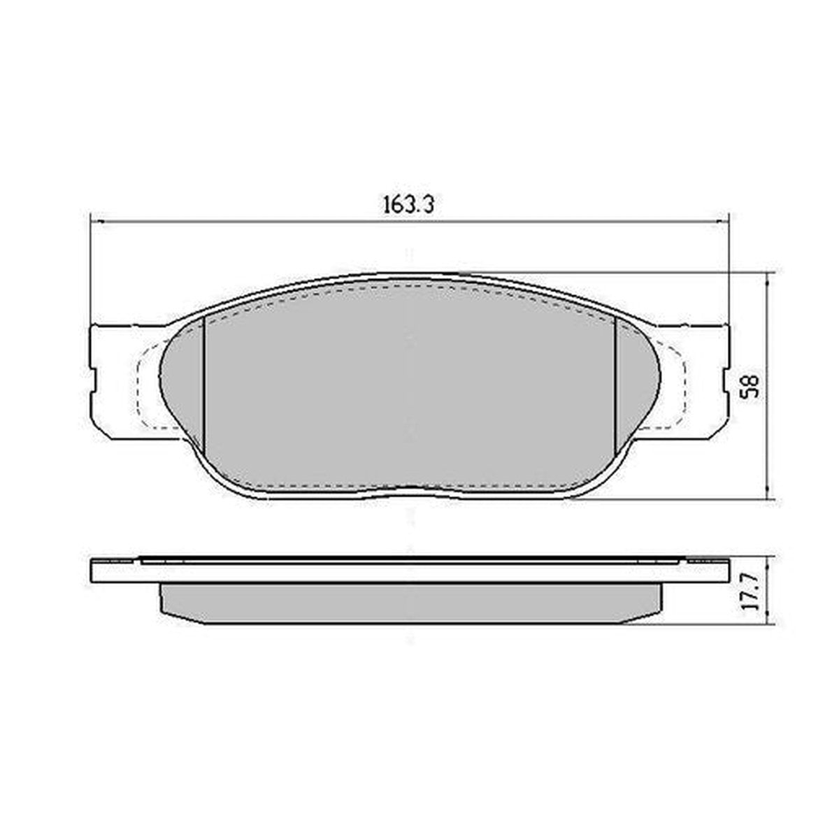 RDA GP Max Brake Pad Set Front RDB2121