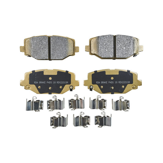 RDA Brakes Extreme Brake Pad Set Rear RDX2201SM